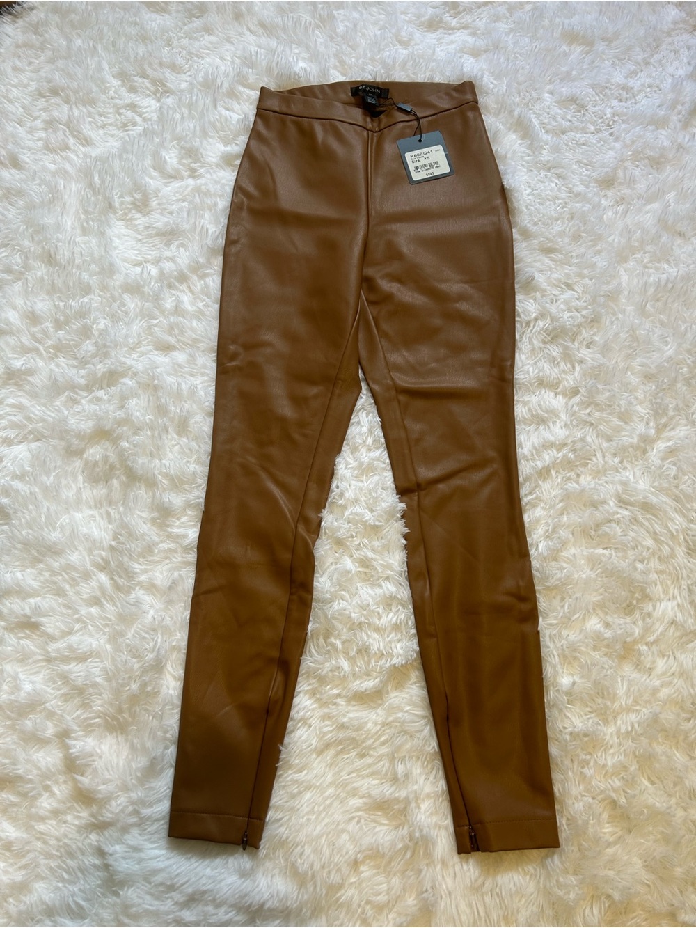 NWT!  $595 St. John Leatherette Pants